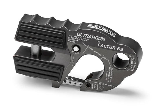 Factor 55 UltraHook Winch Hook Shackle Mount