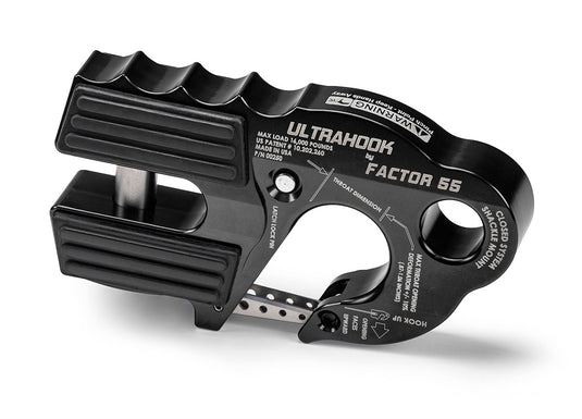 Factor 55 UltraHook Winch Hook Shackle Mount