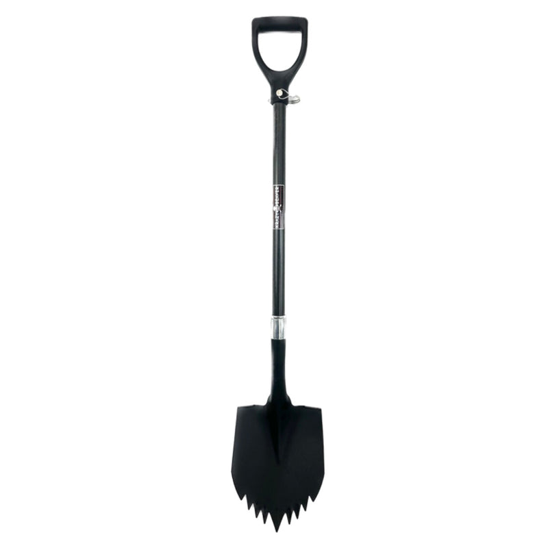 Load image into Gallery viewer, Krazy Beaver Shovel XL (Black Textured Head / Black Handle)