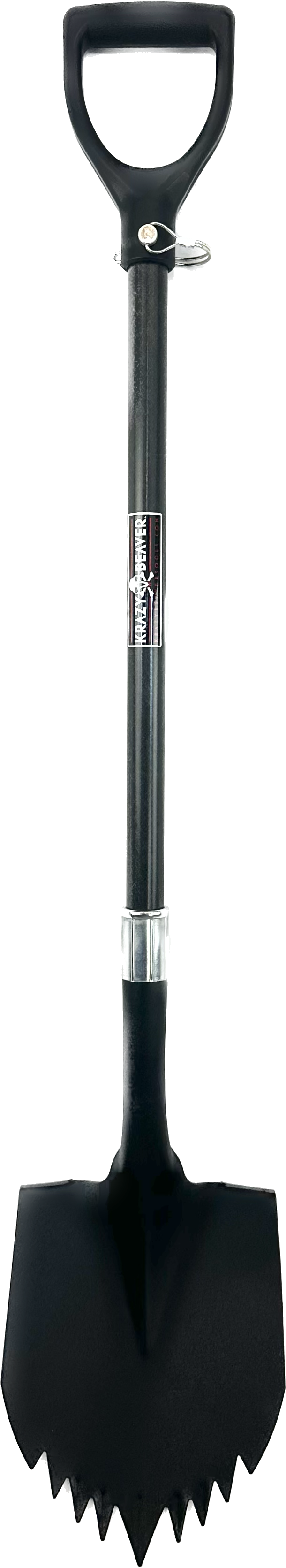 Load image into Gallery viewer, Krazy Beaver Shovel XL (Black Textured Head / Black Handle)