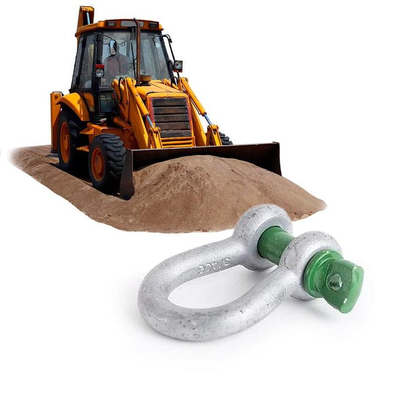 Load image into Gallery viewer, Yankum Ropes Green Pin Bow Shackle SC