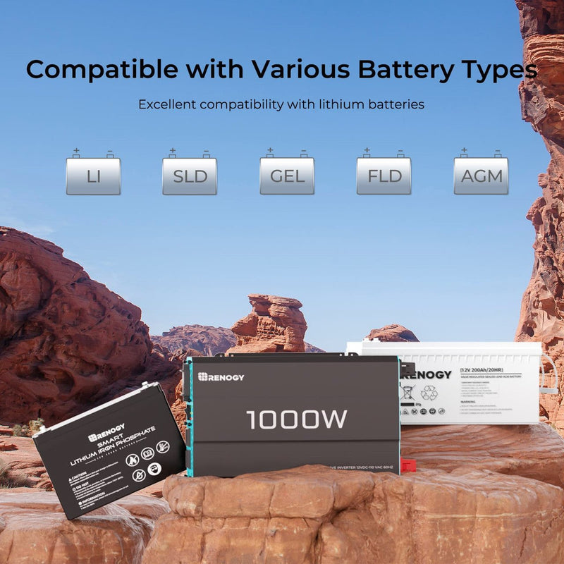 Load image into Gallery viewer, 1000W 12V Pure Sine Wave Inverter