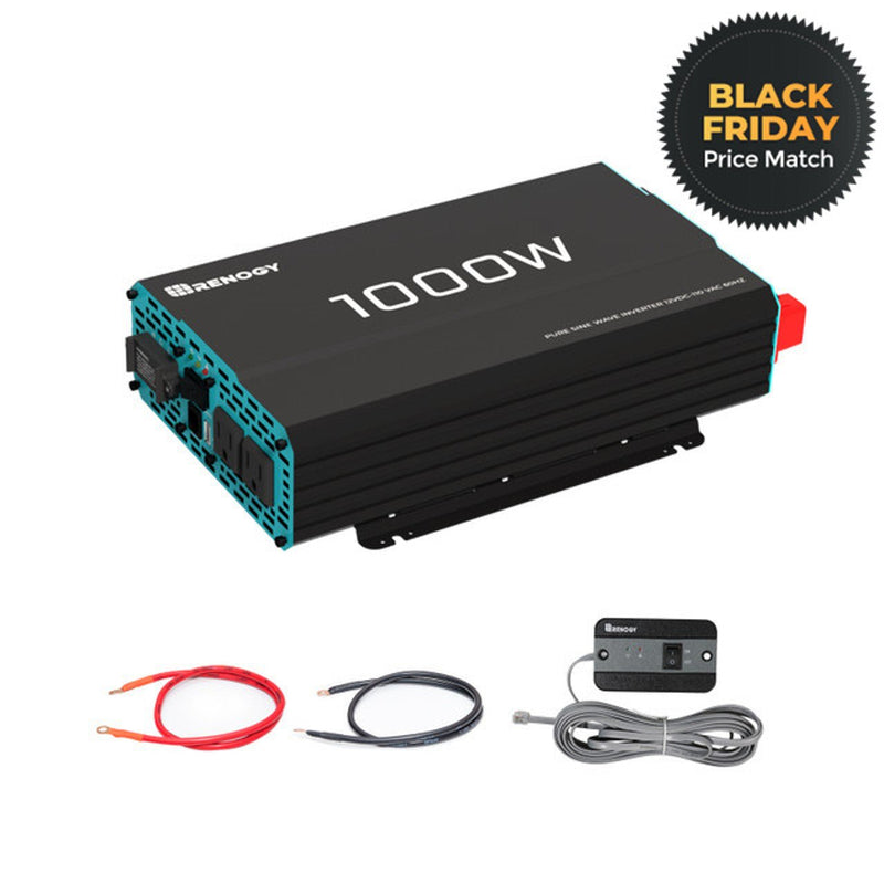 Load image into Gallery viewer, 1000W 12V Pure Sine Wave Inverter