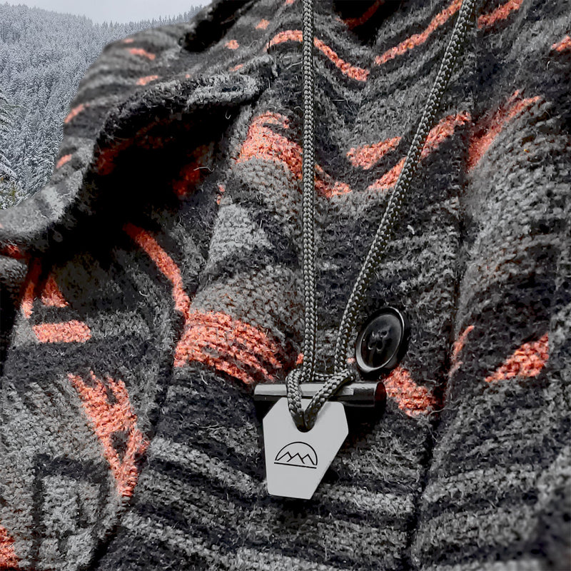 Load image into Gallery viewer, Emergency Fire Starter Necklace - Ultra Lightweight Mini Ferro Rod with Ceramic Striker & Neck Lanyard