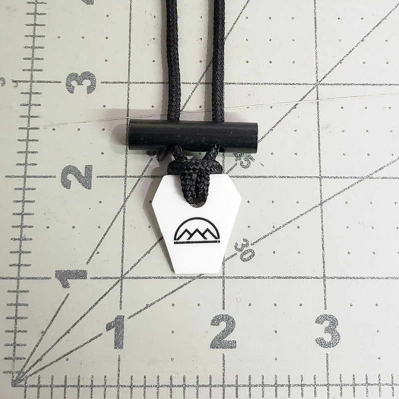 Load image into Gallery viewer, Emergency Fire Starter Necklace - Ultra Lightweight Mini Ferro Rod with Ceramic Striker & Neck Lanyard