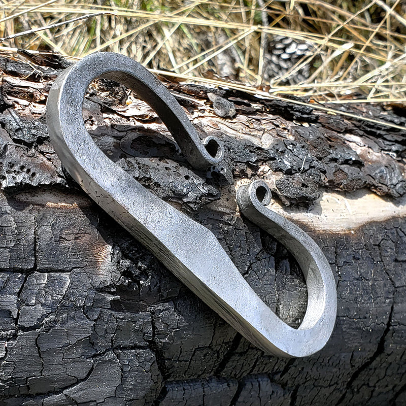 Load image into Gallery viewer, Traditional Flint & Steel Striker - Hand Forged High Carbon Steel - Primitive Firestarting Tool