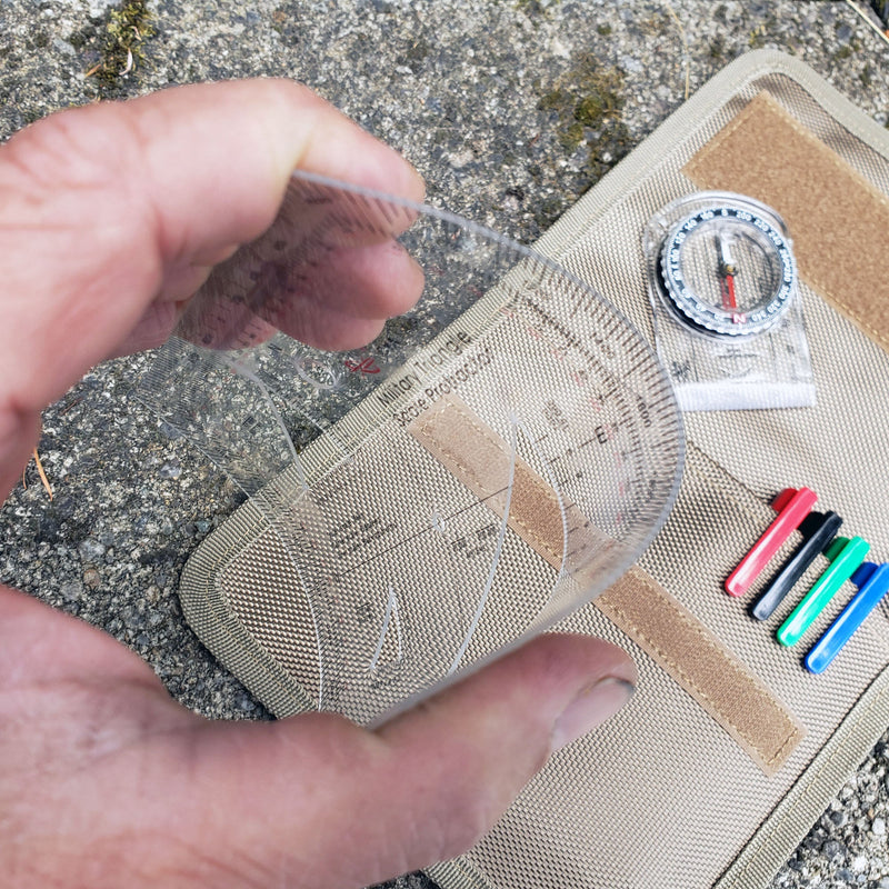 Load image into Gallery viewer, Military Map Protractor (GTA 5-2-12) - Coordinate Scale for Map Reading and Navigation