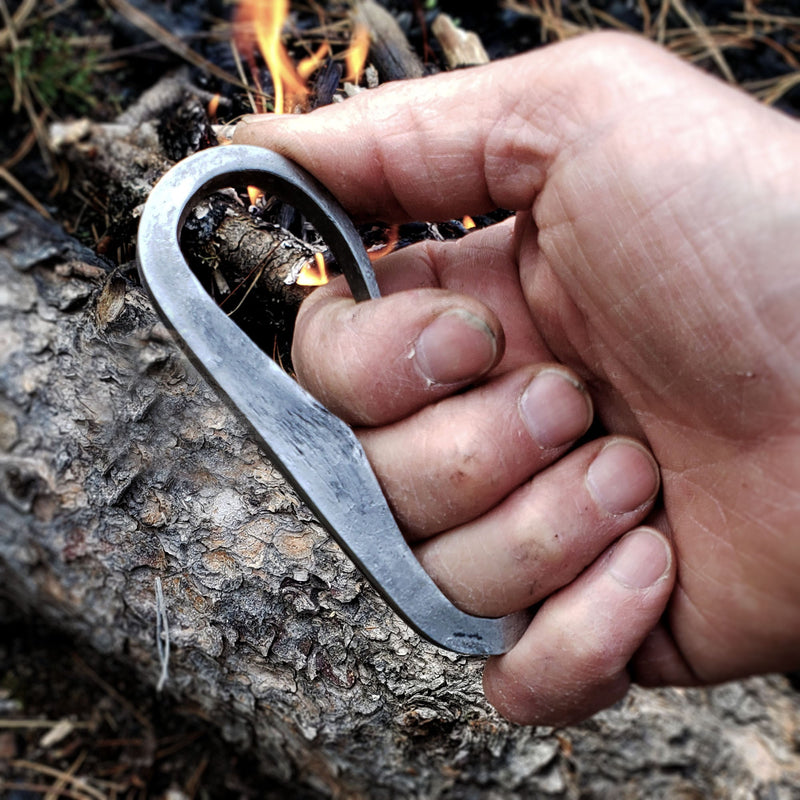 Load image into Gallery viewer, Traditional Flint & Steel - Basic Kit - High-Carbon Steel Striker, Flint and Charcloth