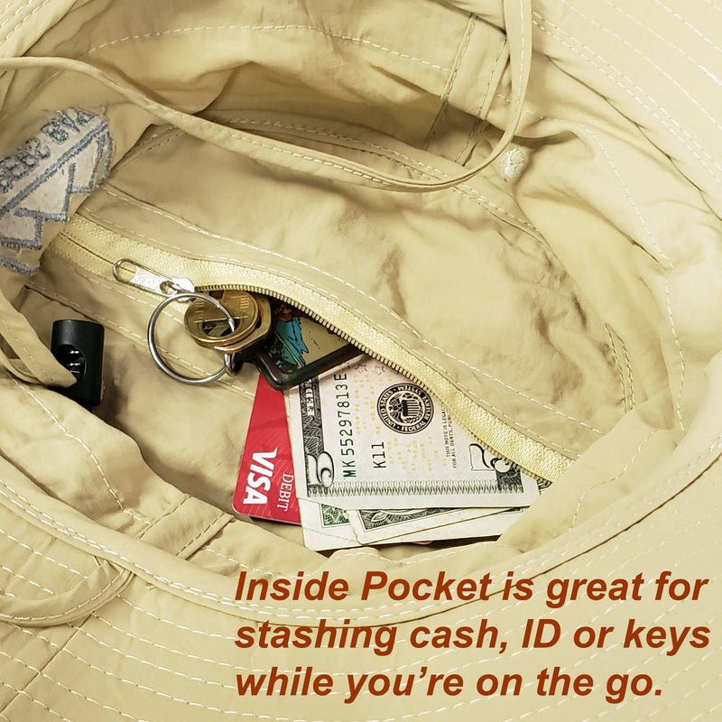 Load image into Gallery viewer, Lightweight Folding Bucket Hat for Sun Protection - Easy to Carry Compact Design with Storage Pocket