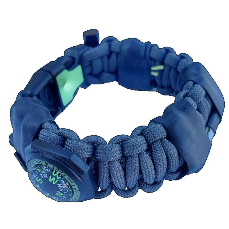 Load image into Gallery viewer, The Escape Evade Pathfinder: Military & Tactical Strap w/ SERE kit, Compass, Kevlar Saw, Cuff Key.