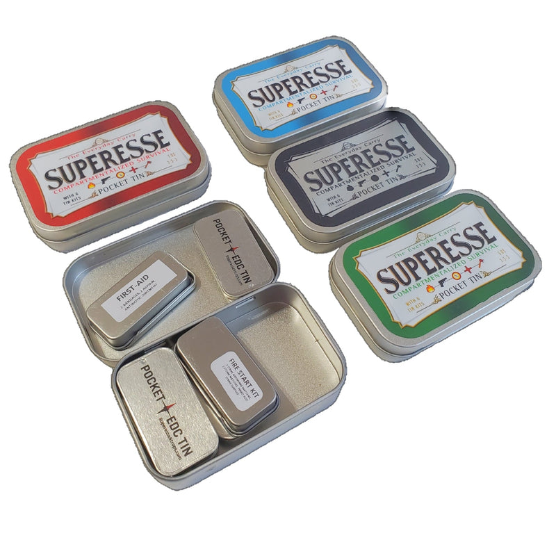 Load image into Gallery viewer, EDC Pocket Tin - Compartmentalized Survival Kits