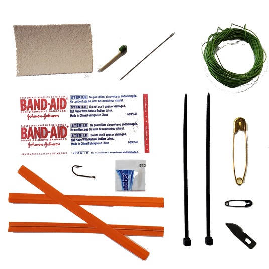 Camper Strap - Outdoor, Hike, & Kayak ready Survival Fire Starter Paracord Bracelet.