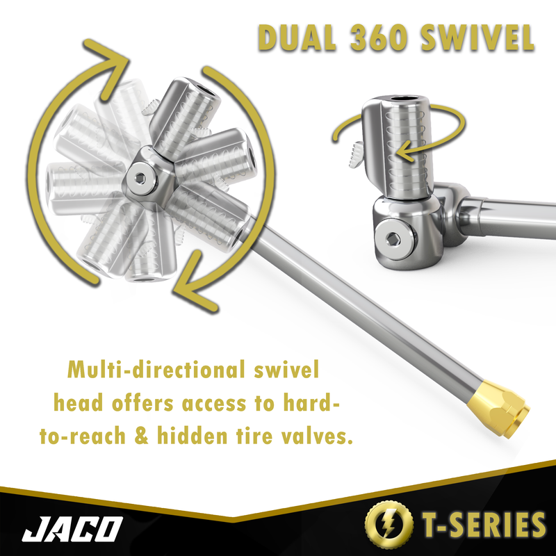 Load image into Gallery viewer, Lightning™ T-Series Tire Air Chuck | Open Flow, 1/4" F-NPT