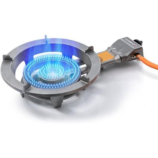 Load image into Gallery viewer, 29,000 BTU Single Burner Propane Stove with Regulator and 5.9ft Hose