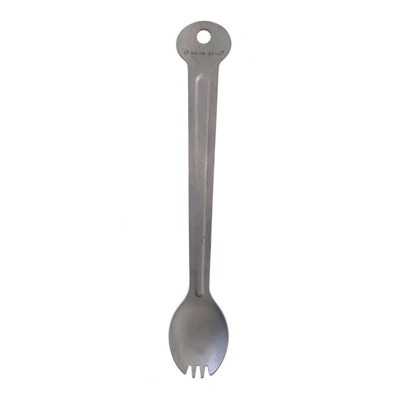 Load image into Gallery viewer, Titanium Long-Handled Spork