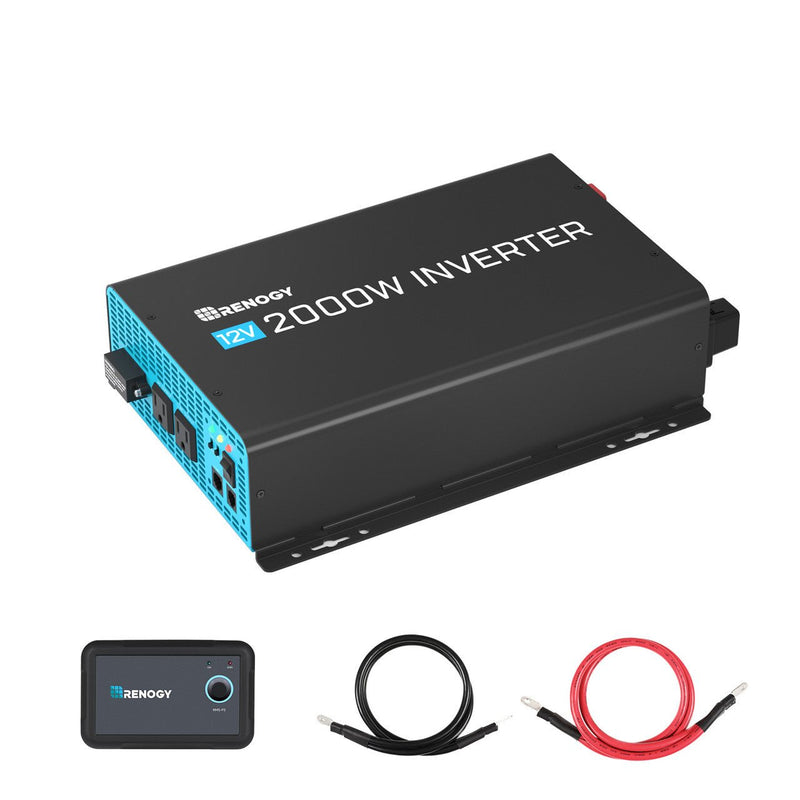 Load image into Gallery viewer, 2000W 12V Pure Sine Wave Inverter with Power Saving Mode (New Edition)