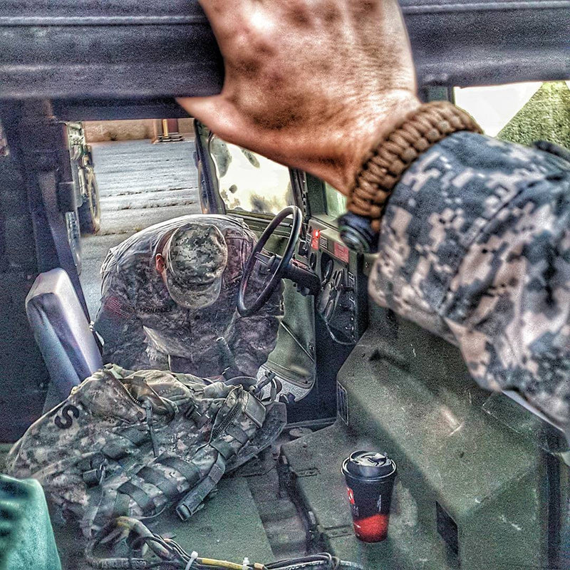 Load image into Gallery viewer, The Escape Evade Pathfinder: Military & Tactical Strap w/ SERE kit, Compass, Kevlar Saw, Cuff Key.