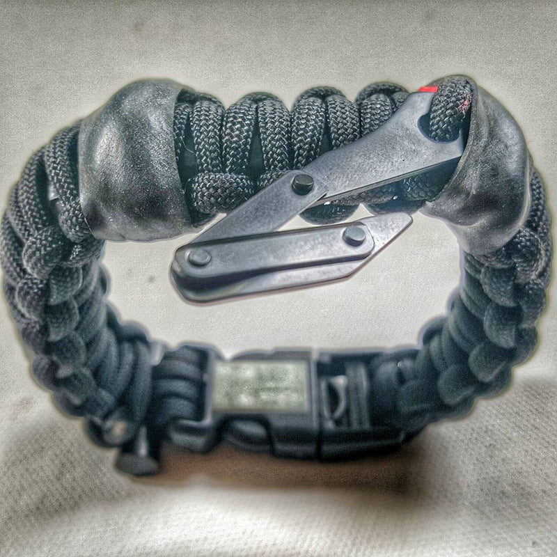 Load image into Gallery viewer, SERE Sidekick- Tactical Survival Paracord Bracelet to Evade, Resist & Escape.
