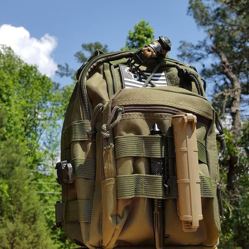 Load image into Gallery viewer, The Escape Evade Pathfinder: Military & Tactical Strap w/ SERE kit, Compass, Kevlar Saw, Cuff Key.