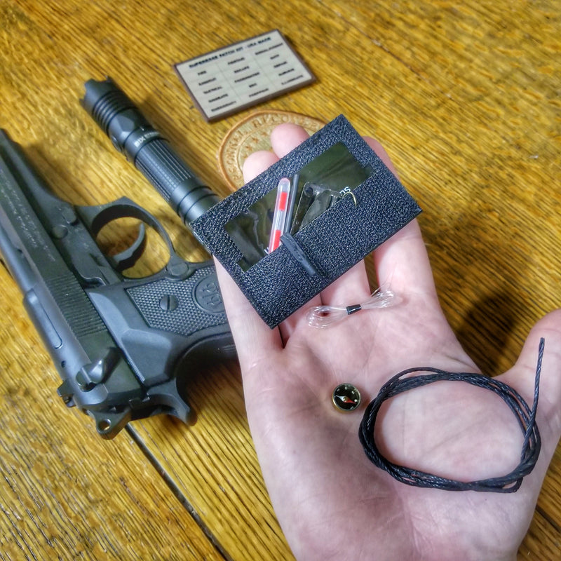 Load image into Gallery viewer, SERE Patch Kit: covert military kit for Survive, Evade, Resist, Escape scenarios