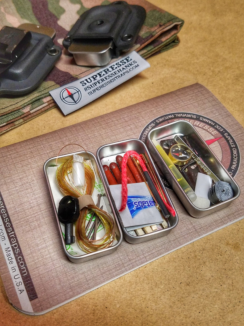Load image into Gallery viewer, EDC Pocket Tin - Compartmentalized Survival Kits