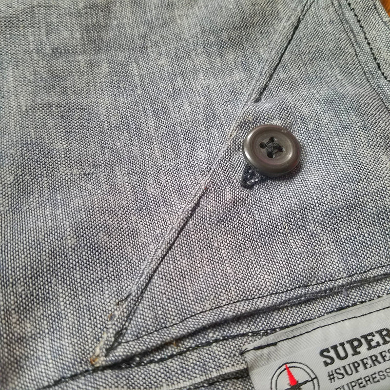 Load image into Gallery viewer, Saw Shemagh: Firestarter sewn button, built-in Kevlar Utility Saw, Fire Tinder border.