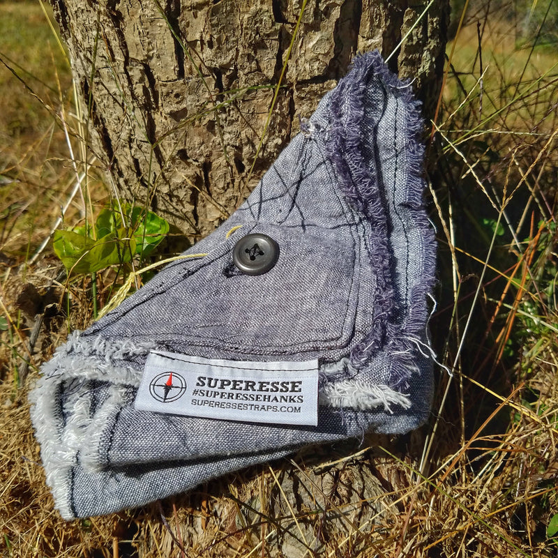 Load image into Gallery viewer, Saw Shemagh: Firestarter sewn button, built-in Kevlar Utility Saw, Fire Tinder border.