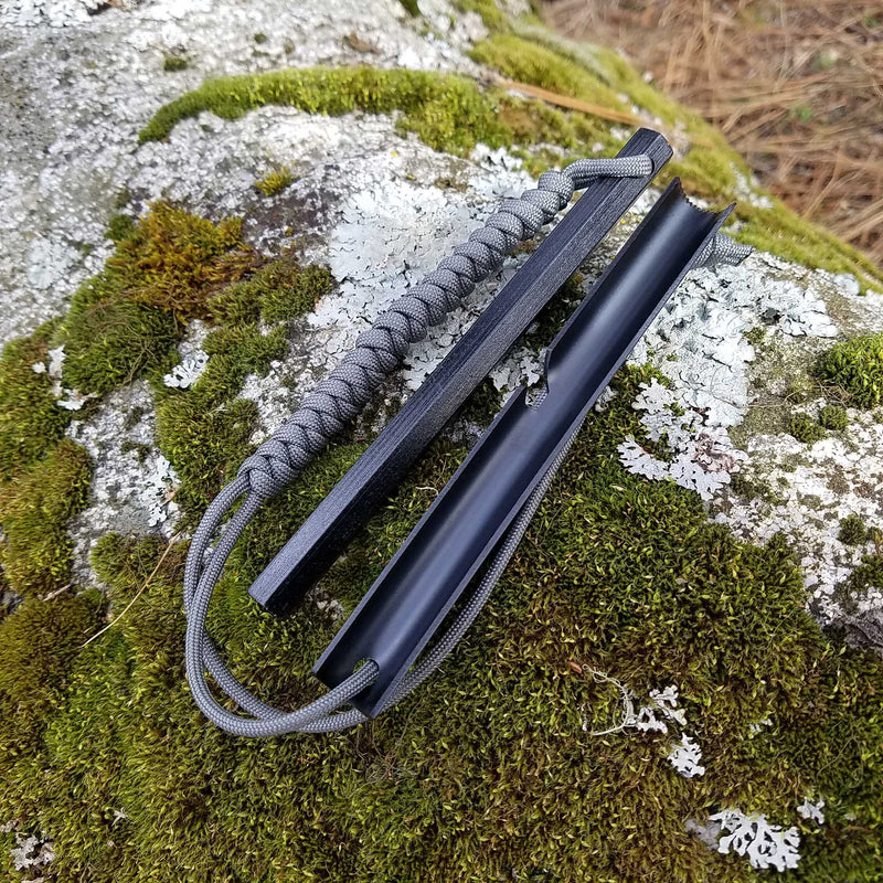 Load image into Gallery viewer, HexaLite™ Ferro Rod Fire Starter - X-Large 6-Sided Shape & Easy Grip Striker