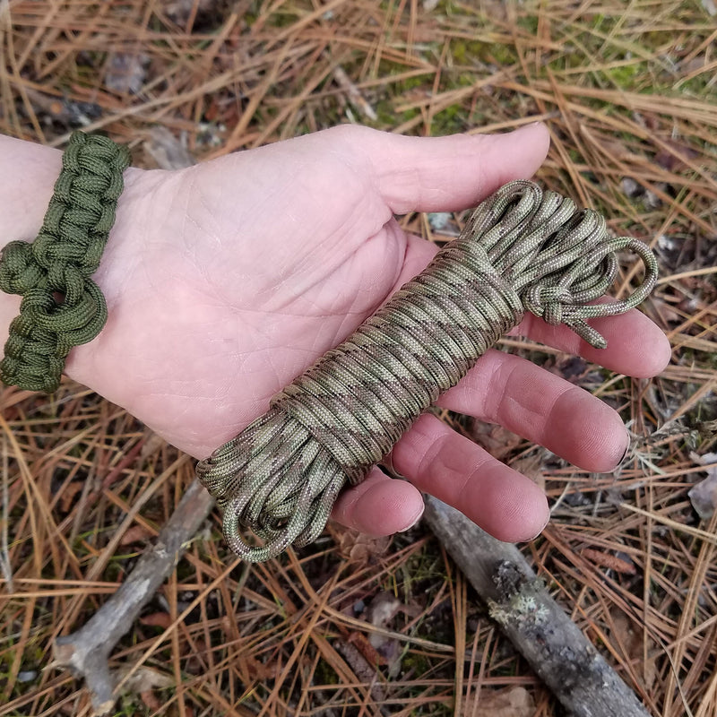 Load image into Gallery viewer, Enhanced "Fish & Fire" Emergency Survival Paracord - Easy to Handle "Quick Deploy" Speed Hank