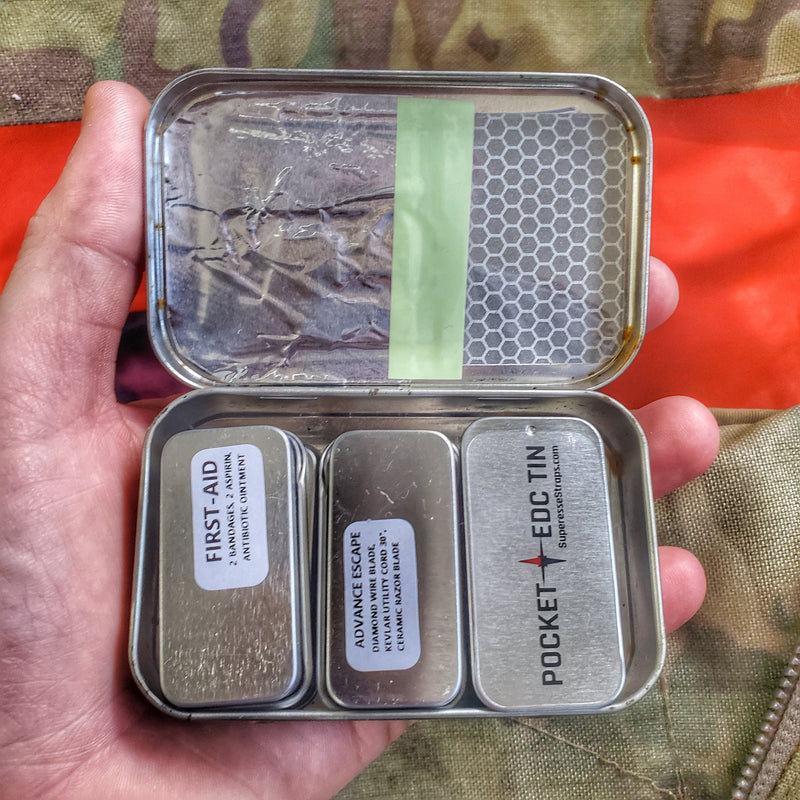 Load image into Gallery viewer, EDC Pocket Tin - Compartmentalized Survival Kits