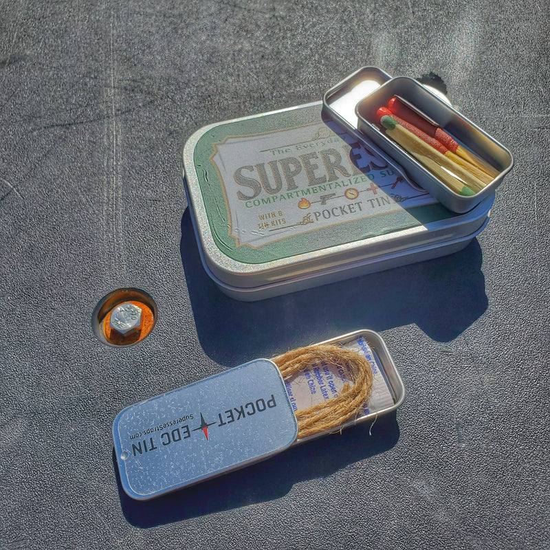Load image into Gallery viewer, EDC Pocket Tin - Compartmentalized Survival Kits