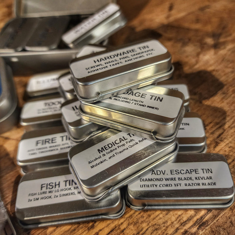 Load image into Gallery viewer, EDC Pocket Tin - Compartmentalized Survival Kits