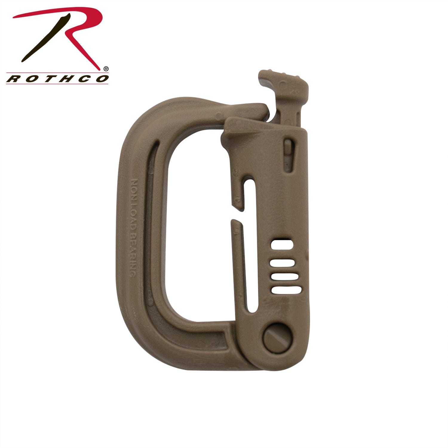 ITW Nexus Plastic Grimloc MOLLE Locking D-Ring Coyote Brown