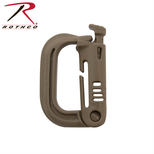 ITW Nexus Plastic Grimloc MOLLE Locking D-Ring Coyote Brown