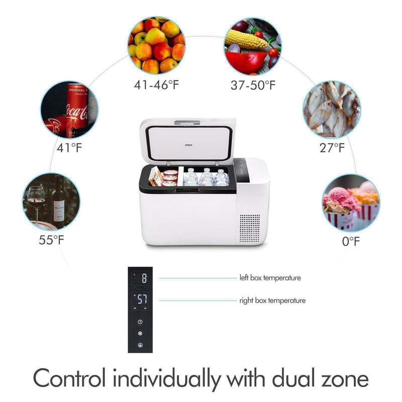 Load image into Gallery viewer, GO20 Dual Zone 12V Portable Freezer| ICECO | 20 LT
