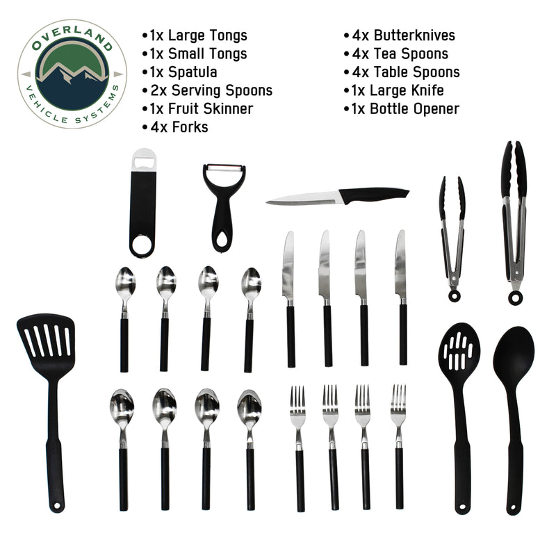 Load image into Gallery viewer, Overland Kitchen Kit - 24 Piece Cooking and Utensil Kit, Hanging Carrying Case