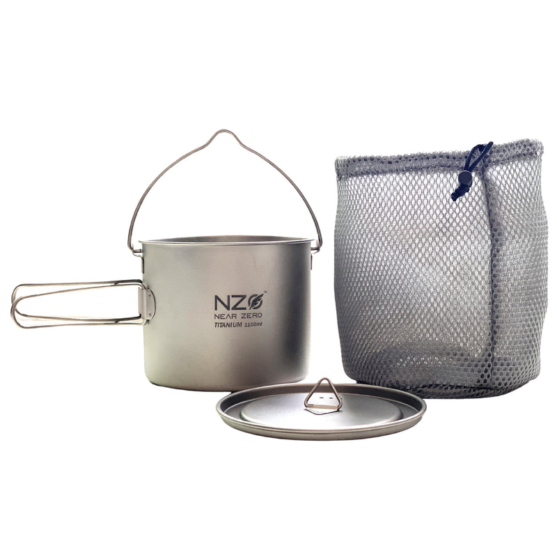 Load image into Gallery viewer, Titanium Cooking Pot - 1100 ml