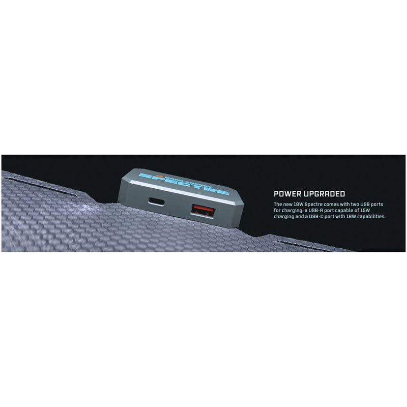 Load image into Gallery viewer, Dark Energy Spectre 18W Solar Panel