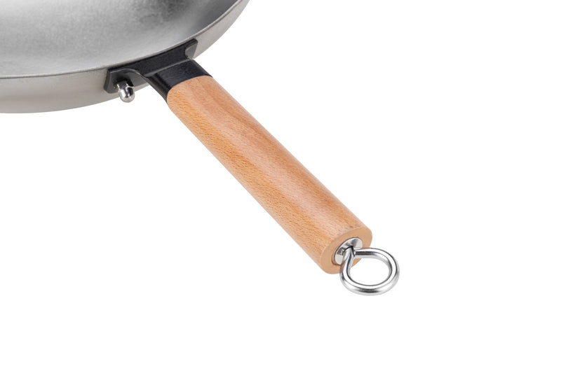 Load image into Gallery viewer, Valtcan T35 Titanium Wok Pan The Last Wok You’ll Ever Buy. 14” Pure Titanium · 3 lbs · No Coatings · No Seasoning · No Expiration Date