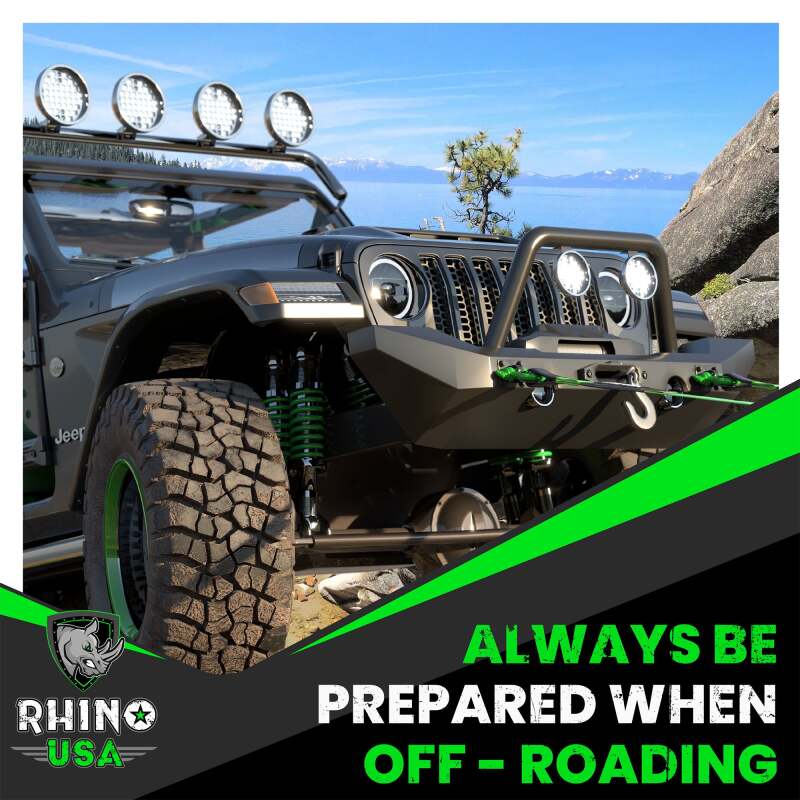 Load image into Gallery viewer, Rhino USA 3/4In D-Ring Shackle Set (2-Pack)(Red)