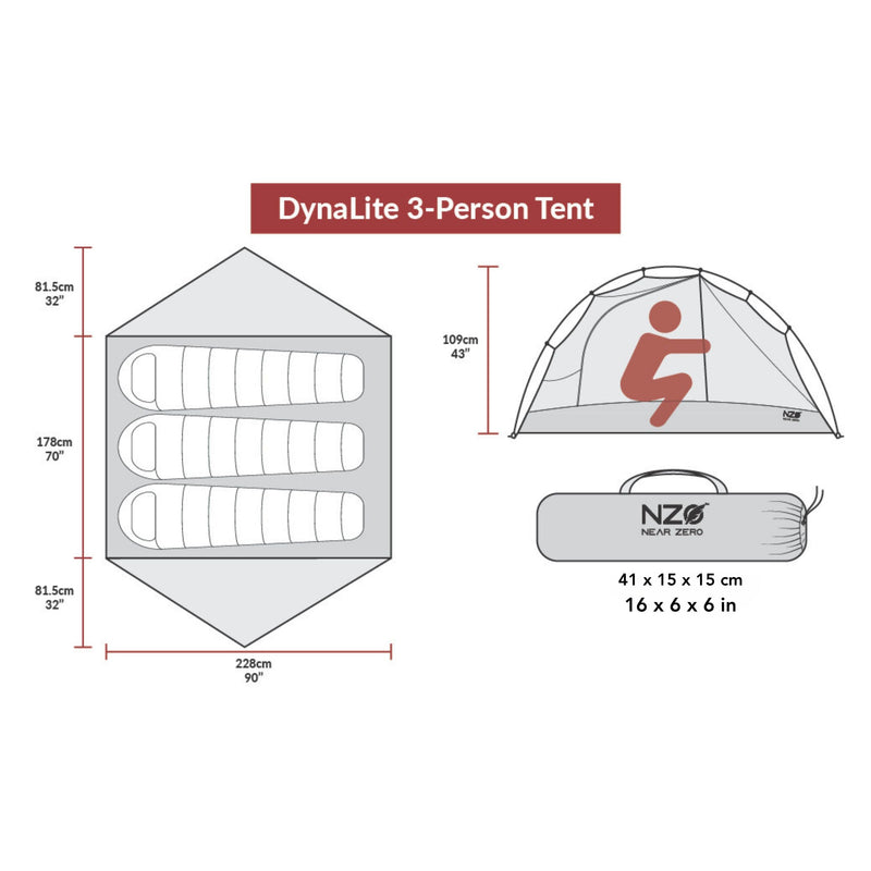 Load image into Gallery viewer, 3P DynaLite Tent