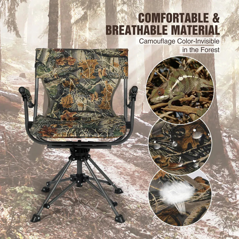 Load image into Gallery viewer, REDCAMP 360 Degree Swivel Hunting Chair for Blinds