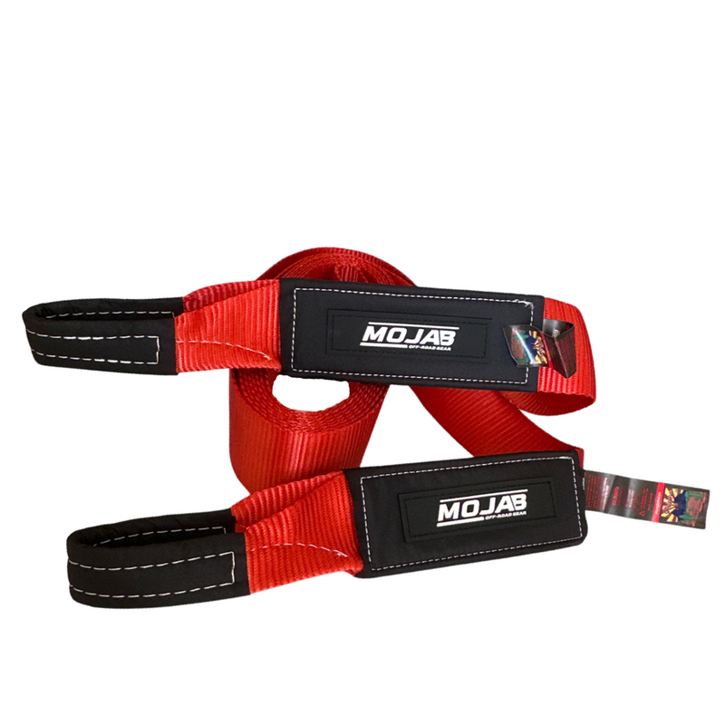 Load image into Gallery viewer, 4'' x 30' Tow Strap / Winch Strap (Lifetime Warranty)