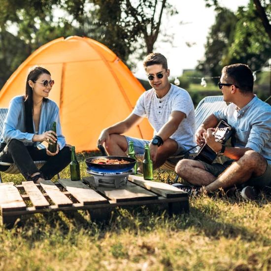 Load image into Gallery viewer, 29,000 BTU Single Burner Propane Stove with Regulator and 5.9ft Hose