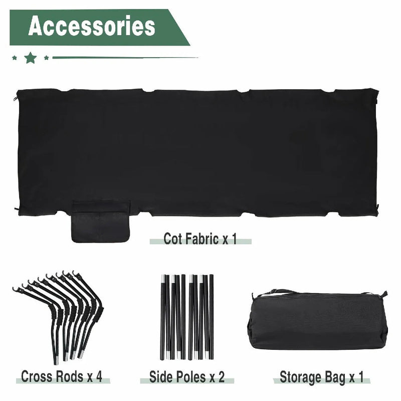 Load image into Gallery viewer, Ultralight Camping Cot for sleeping