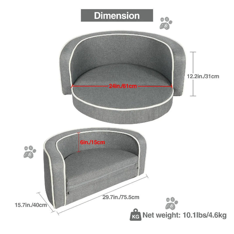 Load image into Gallery viewer, Pet Sofa Couch Bed for Small Dog and Cats