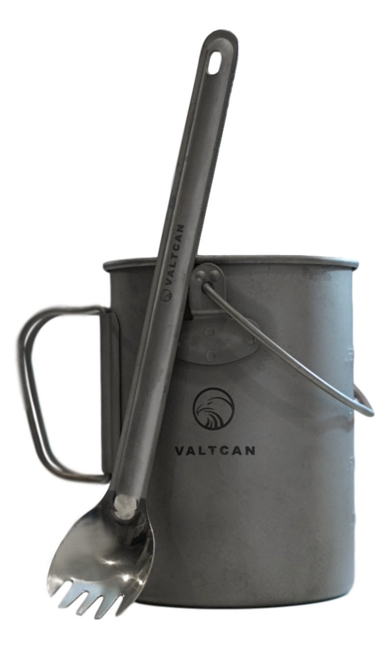 Load image into Gallery viewer, Valtcan 900ml Titanium Pot Boil, Cook & Drink From One Pot · 134g · Nests Your Nalgene