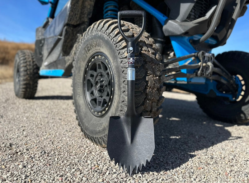 Load image into Gallery viewer, Krazy Beaver Mini Shovel  with guard (Textured Black Head / Black Handle # 45641)