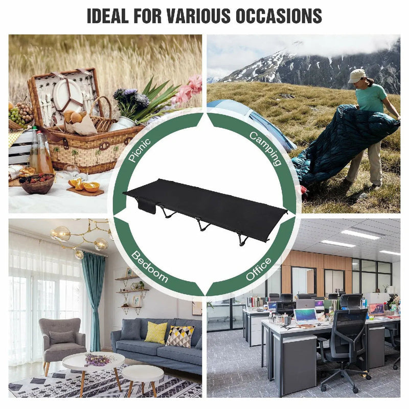 Load image into Gallery viewer, Ultralight Camping Cot for sleeping