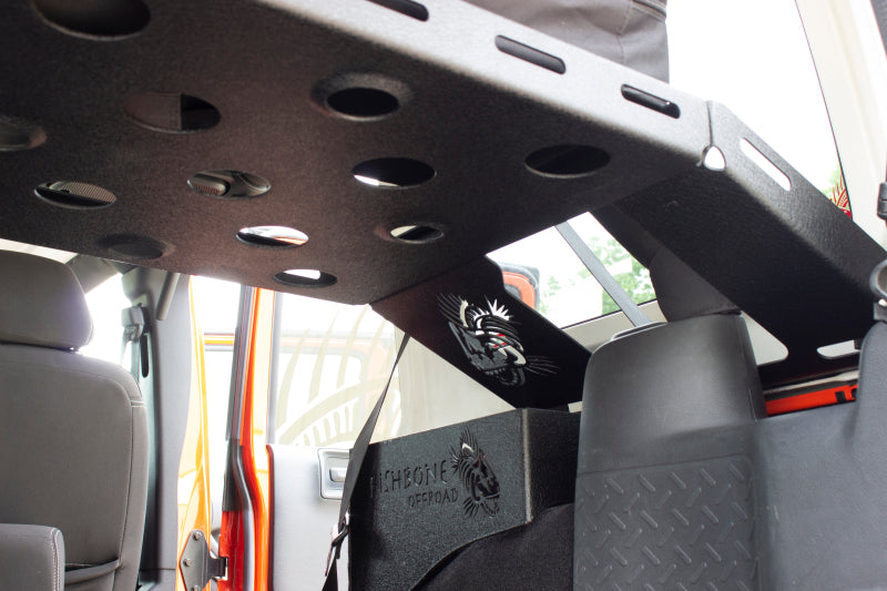 Load image into Gallery viewer, Fishbone Offroad 07-18 Jeep Wrangler JK 4 Door Fisbone Offroad Interior Storage Rack